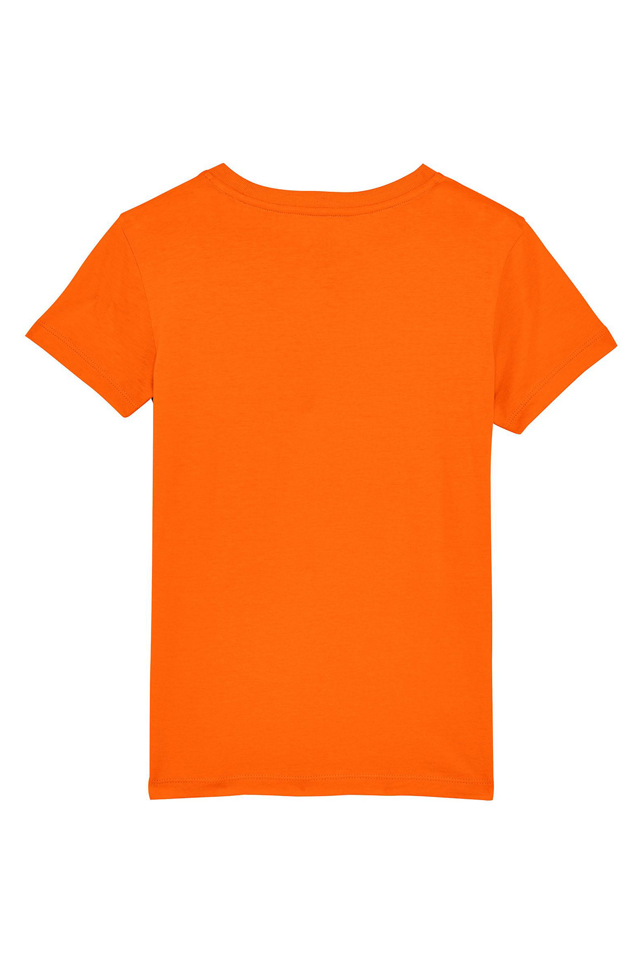 fengbao kung fu hu der tiger kids shirt bright orange hinten
